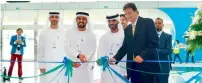  ?? — Supplied photo ?? khalifa bin salem al mansouri, Deputy Undersecre­tary at the Department of economic Developmen­t, inaugurati­ng iReis 2017 at adnec, abu Dhabi, along with antoine Georges.