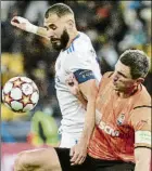  ?? FOTO: EFE ?? Benzema cerró la goleada en Kiev