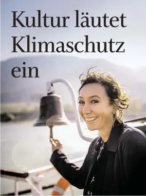  ??  ?? Schauspiel­erin Ursula Strauss leitete das Festival „Wachau in Echtzeit“.