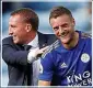  ??  ?? TOP OF THE CROP: Rodgers and Vardy