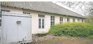  ?? ?? In dieser ehemaligen Turnhalle am Flughafen in Weeze soll die Brauerei entstehen. Geplant ist auch ein Biergarten.