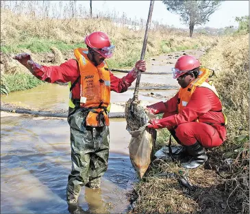  ?? (Photo: Maritzburg Sun) ?? The cleanup