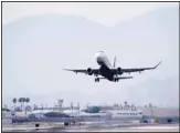  ??  ?? A Delta Air Lines jet takes off from Hollywood Burbank Airport in Burbank, California. Airlines are adding more flights as the number of travelers continues to rise. The airlines are expecting the recovery to mean more traffic this winter. (AP)