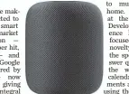  ?? APPLE ?? Apple’s HomePod is likely to compete with Bose and Sonos.