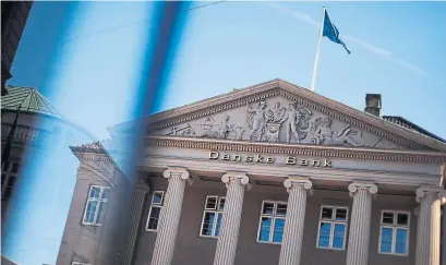  ?? KASPER PALSNOV AGENCE FRANCE-PRESSE FILE PHOTO ?? Denmark is putting pressure on Danske Bank to disclose how much executives knew about any suspicious money shifts.