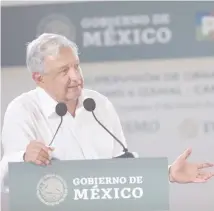  ?? ?? ﹝ Andrés Manuel López Obrador derogó ayer el decreto del 31 de agosto de 2023.