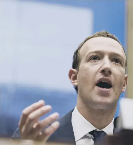  ?? PICTURE: ANDREW HARNIK/AP ?? 0 Mark Zuckerberg has faced criticism about Facebook’s policies on free speech and fake news