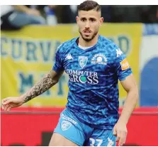  ??  ?? L'attaccante del Napoli Gennaro Tutino, 23 anni, ha giocato all'Empoli