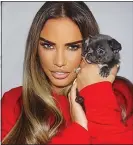  ??  ?? LIP SERVICE: Katie Price has sadly ruined her once beautiful looks