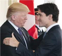  ?? MANDEL NGAN / AFP / GETTY IMAGES FILES ?? Prime Minister Justin Trudeau’s influence with U.S. President Donald Trump may not be what it was.