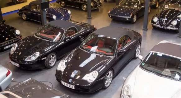  ??  ?? JP Group’s car collection is as impressive as its parts operation