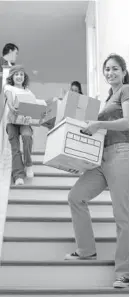  ?? ?? Moving can be exciting and scary at the
same time. Children may be anxious about the process, but families can work together to iron out the kinks and settle into their news homes successful­ly.