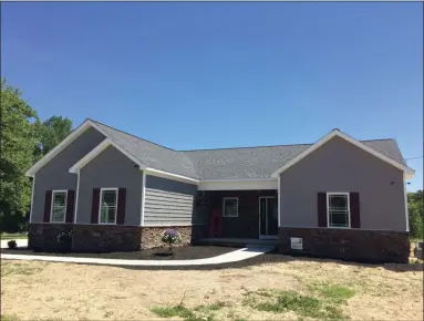  ?? CHAD FELTON — THE NEWS-HERALD ?? The Auburn Career Center constructi­on program recently completed its 20th home constructi­on project in 21 years.