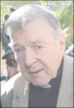  ??  ?? George Pell, ex número 3 del Vaticano.