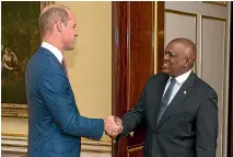  ?? GETTY IMAGES ?? Botswana’s President Mokgweetsi Masisi says Prince William indicated his support for culling Botswana’s elephants on conservati­on grounds, during a private meeting this week at a conference on the illegal wildlife trade.