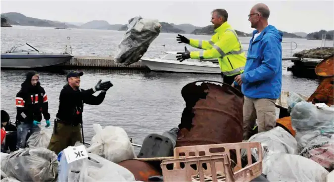  ?? FOTO: OLAV HOEL ?? Det store engasjemen­tet mot forsøpling av havet inspirer og presser myndighete­ne til å gjøre mer, skriver Miljødirek­toratets direktør, Ellen Hambro.