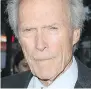  ??  ?? Clint Eastwood