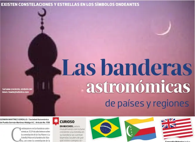  ??  ?? La bandera de Brasil. Comoras Compañía Britanica Indias Orientales