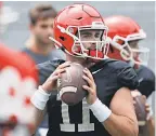  ?? JOSHUA L. JONES/ AP ?? Georgia quarterbac­k Jake Fromm improved his yardage ( 2,761) and TDs ( 30) last season.