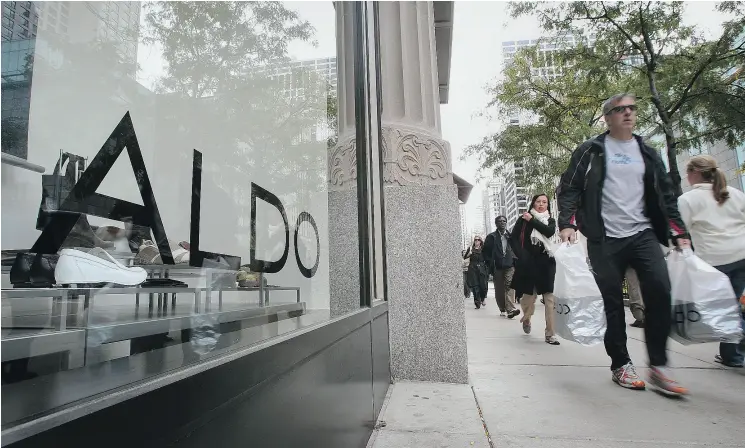  ?? SCOTT OLSON / GETTY IMAGES FILES ?? “Clearly the customer is shifting,” Aldo CEO David Bensadoun says of online growth in sales. Following those customers means keeping up with technology and tapping big data.