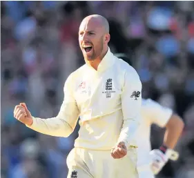  ??  ?? England’s Jack Leach took five wickets in Sri Lanka’s second innings
