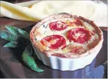  ??  ?? CAROL BORCHARDT/SPECIAL TO THE COMMERCIAL APPEAL Some of summer’s tastiest produce — tomatoes, sweet corn and fresh basi — go into this delicious tart. Adapt the tart to any size baking dish by using a simple formula.