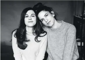  ??  ?? Jessica Ennis, left, and Caitlin Cronenberg have put together a new photo book The Endings, which mines the many emotions involved in breaking up.