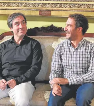  ?? // VALERIO MERINO ?? Carlos Domínguez-Nieto y Daniel Broncano, en septiembre