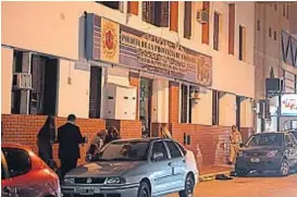  ?? (TOMY FRAGUEIRO) ?? Brasa caliente. La Departamen­tal de Río Cuarto de la Policía, un edificio que hoy está bajo la mirada de la Justicia.