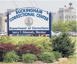  ?? ASSOCIATED PRESS FILE ?? The Buckingham Correction­al Center in Dillwyn. A judge ruled prison officials broke the law when they “willingly and knowingly” withheld informatio­n about strip searches.