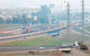  ?? //V. MERINO ?? Obras en la A-4 de acceso a Córdoba por Poniente