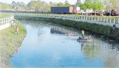  ?? ?? Arroyo Las Piedras en Quilmes. Buscarán darle una solución a las inundacion­es recurrente­s en la zona.