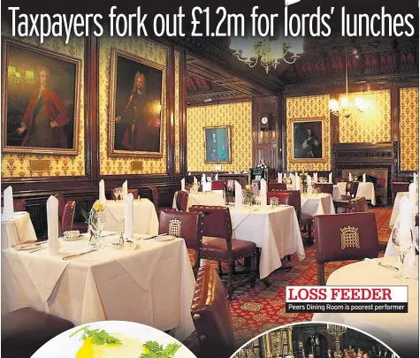  ??  ?? Peers Dining Room is poorest performer