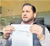  ?? /JOSÉ LUIS CAMARILLO ?? Ismael Burgueño, virtual candidato a la alcaldía de Tijuana