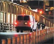  ?? Herika Martinez AFP/Getty Images ?? MEXICAN officials transport Orson William Black in Ciudad Juarez before his transfer into U.S. custody.