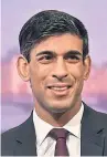  ?? Picture: PA. ?? Chancellor of the Exchequer Rishi Sunak would not be pressed on whether he would adhere to the fiscal rules set out in his party’s manifesto.