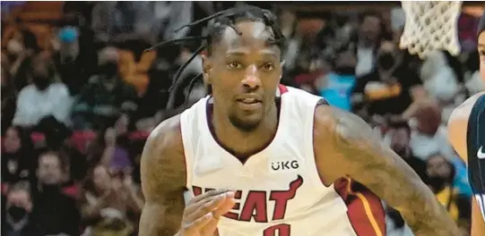  ?? LYNNE SLADKY/AP ?? Marcus Garrett might have two strikes against him when it has come to wrist surgery, but he also knows he’s not out of the Heat’s mind when it comes to taking another swing with the team. He is currently biding his time with the Heat’s G League affiliate.