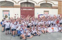  ??  ?? Team GB at the Transplant Games in Malaga.