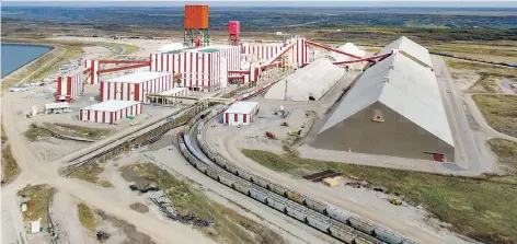  ?? PHOTO: POTASHCORP ?? A $3 billion expansion will double the operating capability of PotashCorp’s Rocanville potash mine, located 230 km east of Regina.