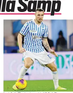  ?? GETTY IMAGES ?? Jasmin Kurtic, 30 anni, centrocamp­ista: dalla Spal al Parma