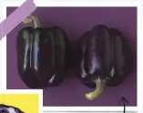  ??  ?? If only you could bottle the shade ofpurple capsicum