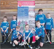  ?? Photograph­s: Abrightsid­e Photograph­y. ?? Rockfield Primary School P4-5 at the Primary School Shinty finals.