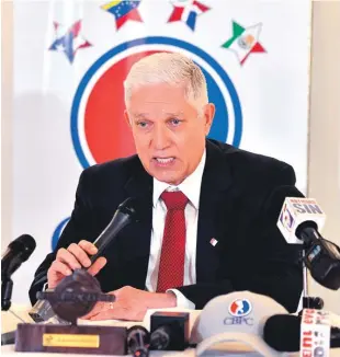  ?? FUENTE EXTERNA ?? Juan Francisco Puello Herrera termino de la Serie del Caribe. resalta esfuerzo hecho por la Confederac­ión en el montaje y feliz