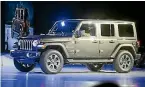  ??  ?? Well, it was in Wanaka last month. But all-new Jeep Wrangler makes its official debut at the LA Show.