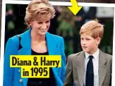  ??  ?? Diana & Harry in 1995