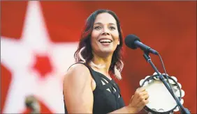  ?? Michael Dwyer / AP ?? Grammywinn­ing folk singer and musician Rhiannon Giddens and the late Frank Johnson, the leader of a 19th century black brass band, will be the first recipients of the inaugural Legacy of Americana Award.