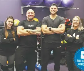  ?? PHOTO: DUBBO PHOTO NEWS/SARAH HARVEY ?? Anytime Fitness staff members Claire King, Mike Demedio, Sam Wilson and Kelly Gray.