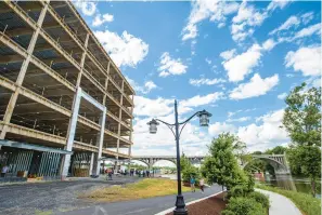  ?? ?? Views of 615 Waterfront Drive in Allentown during a Chamber of Commerce event Thursday.