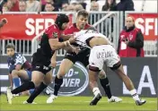  ?? (Photo V. L. P.) ?? Le RCT remporte son premier match à l’extérieur face à l’UBB. Crucial dans la course au top .