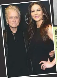  ?? ?? MICHAEL DOUGLAS AND CATHERINE ZETA-JONES Oscar-winning actors Michael Douglas, 78, and 53-year-old Catherine Zeta-Jones have been married to each other for over two decades. The couple, who tied the knot in 1998, have time and again claimed that their 25-year age difference has never bothered them. They are parents to two children, Carys, 18, and Dylan, 20.